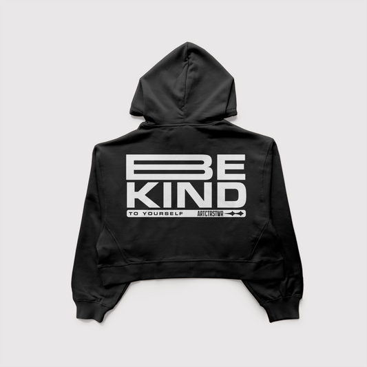 BEKIND | OVERSIZED CROOPED HOODIE